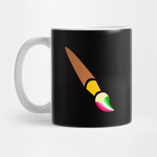 Abrosexual Pride Flag Paintbrush Mug